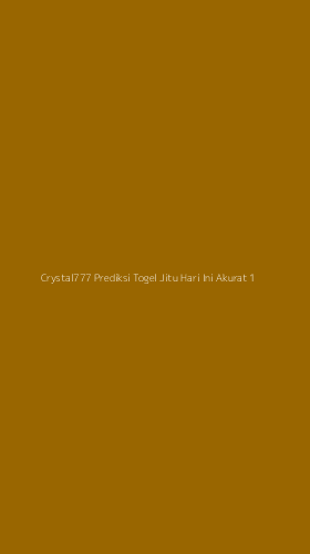 Tampilan Antarmuka Aplikasi Crystal777 Prediksi Togel Jitu Hari Ini Akurat - 1