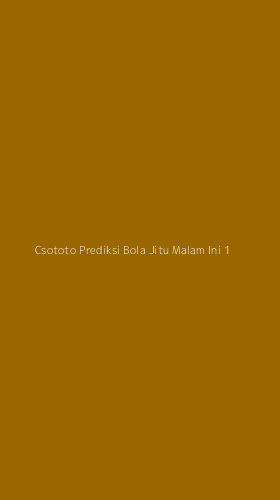 Tampilan Antarmuka Aplikasi Csototo Prediksi Bola Jitu Malam Ini - 1