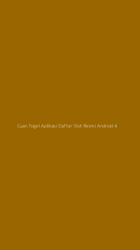 Tampilan Antarmuka Aplikasi Cuan Togel Aplikasi Daftar Slot Resmi Android - 4