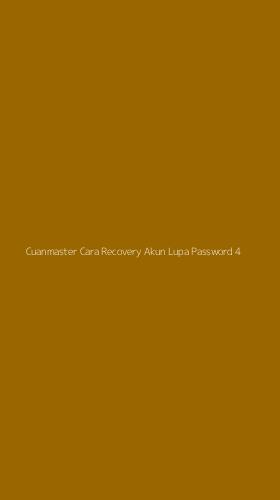 Tampilan Antarmuka Aplikasi Cuanmaster Cara Recovery Akun Lupa Password - 4