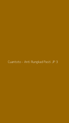 Tampilan Antarmuka Aplikasi Cuantoto - Anti Rungkad Pasti JP - 3