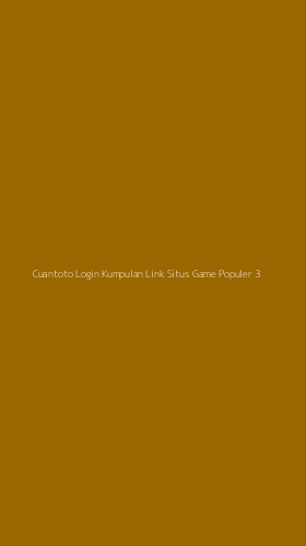Tampilan Antarmuka Aplikasi Cuantoto Login Kumpulan Link Situs Game Populer - 3