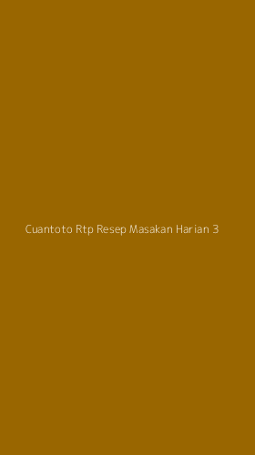 Tampilan Antarmuka Aplikasi Cuantoto Rtp Resep Masakan Harian - 3