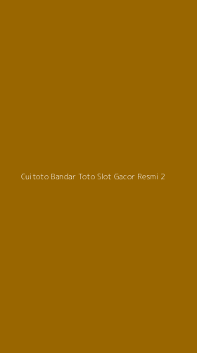 Tampilan Antarmuka Aplikasi Cuitoto Bandar Toto Slot Gacor Resmi - 2