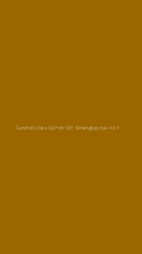 Tampilan Antarmuka Aplikasi Cumitoto Data Sgp Hk Sdy Terlengkap Hari Ini - 1