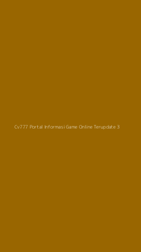 Tampilan Antarmuka Aplikasi Cv777 Portal Informasi Game Online Terupdate - 3