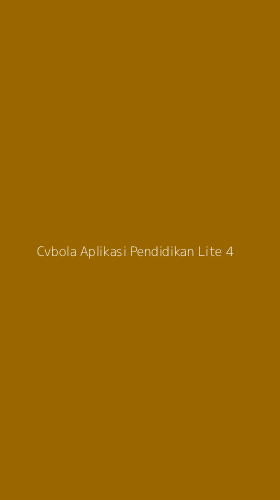 Tampilan Antarmuka Aplikasi Cvbola Aplikasi Pendidikan Lite - 4