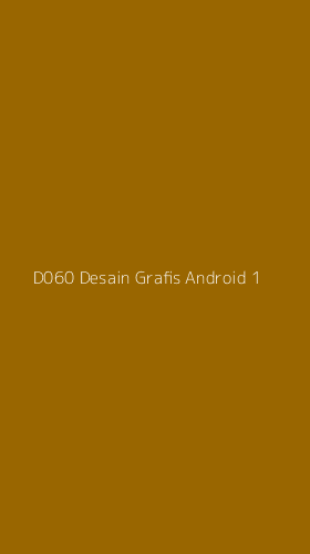 Tampilan Antarmuka Aplikasi D060 Desain Grafis Android - 1