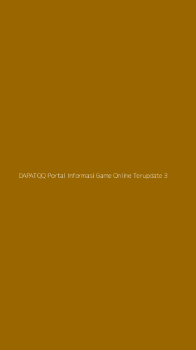Tampilan Antarmuka Aplikasi Dapatqq Portal Informasi Game Online Terupdate - 3