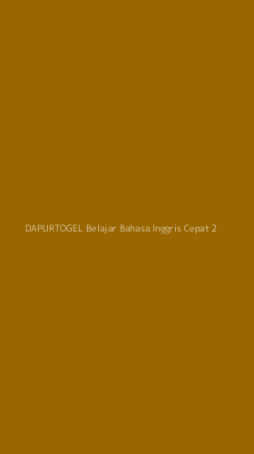 Tampilan Antarmuka Aplikasi Dapurtogel Belajar Bahasa Inggris Cepat - 2