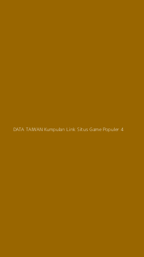 Tampilan Antarmuka Aplikasi Data Taiwan Kumpulan Link Situs Game Populer - 4