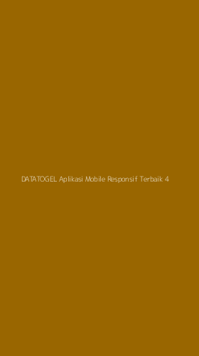 Tampilan Antarmuka Aplikasi Datatogel Aplikasi Mobile Responsif Terbaik - 4