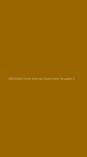 Tampilan Antarmuka Aplikasi Datatogel Portal Informasi Game Online Terupdate - 4