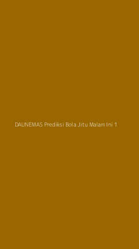 Tampilan Antarmuka Aplikasi Daunemas Prediksi Bola Jitu Malam Ini - 1