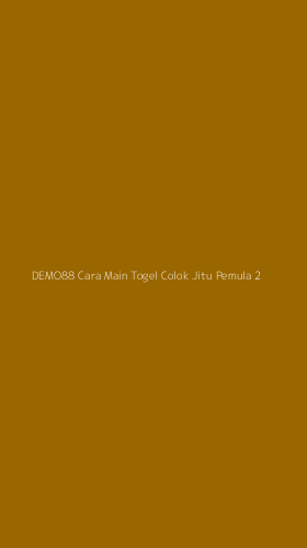 Tampilan Antarmuka Aplikasi Demo88 Cara Main Togel Colok Jitu Pemula - 2