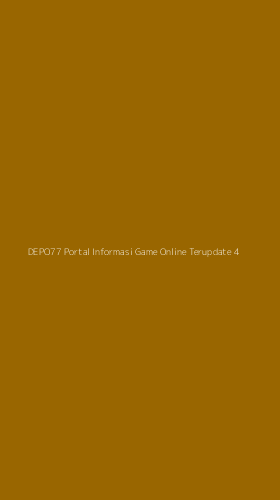 Tampilan Antarmuka Aplikasi Depo77 Portal Informasi Game Online Terupdate - 4