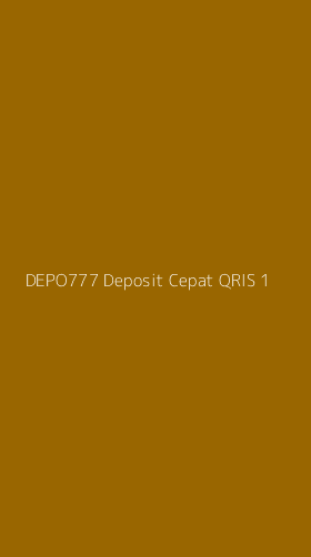 Tampilan Antarmuka Aplikasi Depo777 Deposit Cepat Qris - 1