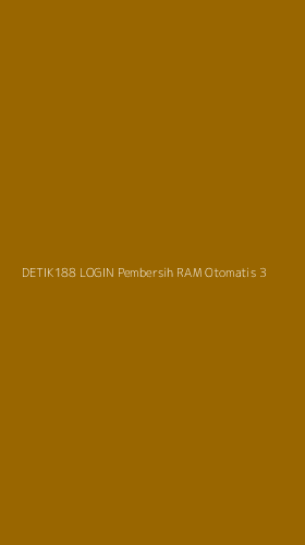 Tampilan Antarmuka Aplikasi Detik188 Login Pembersih Ram Otomatis - 3