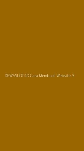 Tampilan Antarmuka Aplikasi Dewaslot4d Cara Membuat Website - 3