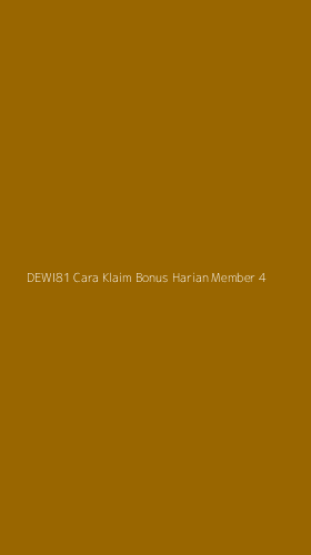 Tampilan Antarmuka Aplikasi Dewi81 Cara Klaim Bonus Harian Member - 4