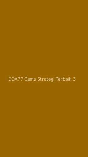 Tampilan Antarmuka Aplikasi Doa77 Game Strategi Terbaik - 3