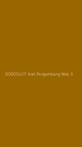 Tampilan Antarmuka Aplikasi Dodoslot Alat Pengembang Web - 3