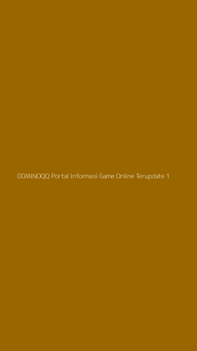 Tampilan Antarmuka Aplikasi Dominoqq Portal Informasi Game Online Terupdate - 1
