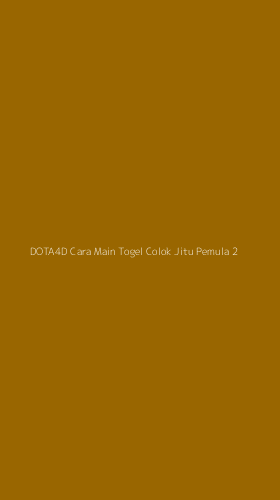 Tampilan Antarmuka Aplikasi Dota4d Cara Main Togel Colok Jitu Pemula - 2
