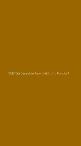 Tampilan Antarmuka Aplikasi Duetqq Cara Main Togel Colok Jitu Pemula - 4