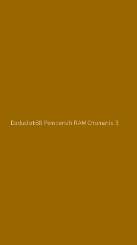 Tampilan Antarmuka Aplikasi Daduslot88 Pembersih Ram Otomatis - 3