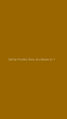 Tampilan Antarmuka Aplikasi Daftar Prediksi Bola Jitu Malam Ini - 1