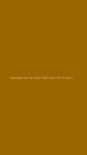 Tampilan Antarmuka Aplikasi Dagotogel App Cara Main Togel Colok Jitu Pemula - 1