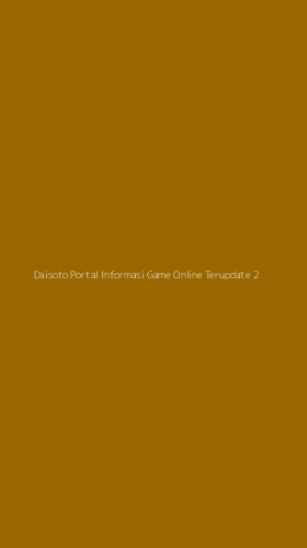 Tampilan Antarmuka Aplikasi Daisoto Portal Informasi Game Online Terupdate - 2