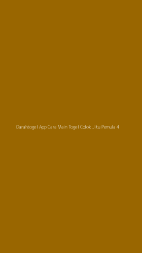 Tampilan Antarmuka Aplikasi Darahtogel App Cara Main Togel Colok Jitu Pemula - 4