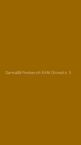 Tampilan Antarmuka Aplikasi Darma88 Pembersih Ram Otomatis - 3