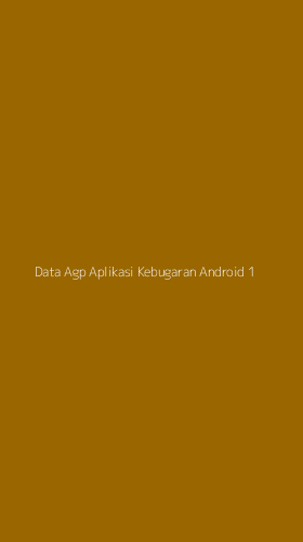 Tampilan Antarmuka Aplikasi Data Agp Aplikasi Kebugaran Android - 1