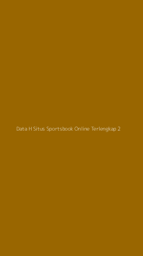 Tampilan Antarmuka Aplikasi Data H Situs Sportsbook Online Terlengkap - 2