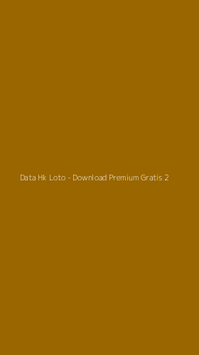 Tampilan Antarmuka Aplikasi Data Hk Loto - Download Premium Gratis - 2