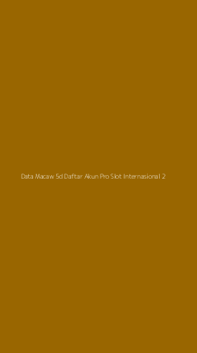 Tampilan Antarmuka Aplikasi Data Macaw 5d Daftar Akun Pro Slot Internasional - 2