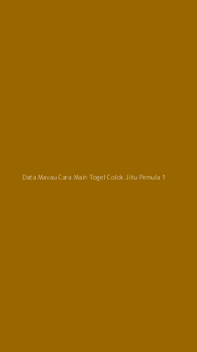 Tampilan Antarmuka Aplikasi Data Mavau Cara Main Togel Colok Jitu Pemula - 1