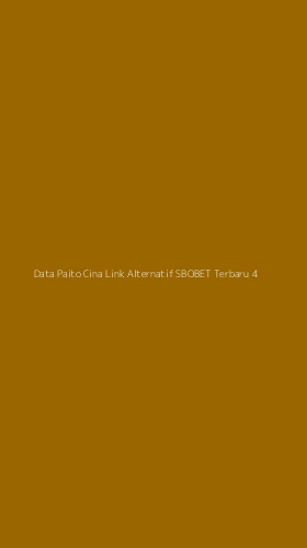 Tampilan Antarmuka Aplikasi Data Paito Cina Link Alternatif Sbobet Terbaru - 4