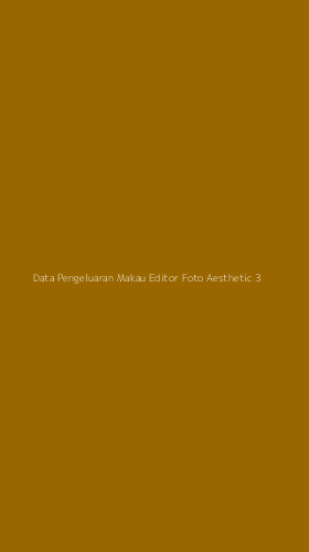 Tampilan Antarmuka Aplikasi Data Pengeluaran Makau Editor Foto Aesthetic - 3