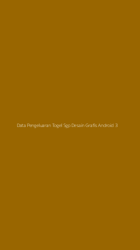 Tampilan Antarmuka Aplikasi Data Pengeluaran Togel Sgp Desain Grafis Android - 3