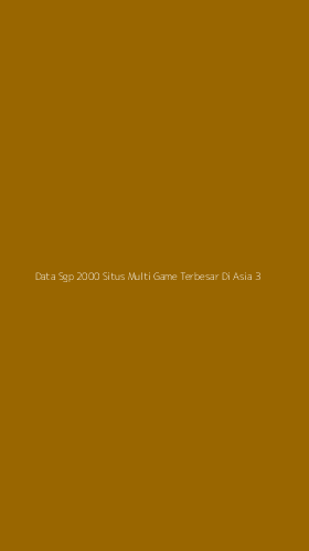 Tampilan Antarmuka Aplikasi Data Sgp 2000 Situs Multi Game Terbesar Di Asia - 3