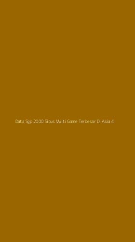 Tampilan Antarmuka Aplikasi Data Sgp 2000 Situs Multi Game Terbesar Di Asia - 4