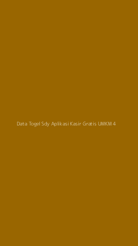 Tampilan Antarmuka Aplikasi Data Togel Sdy Aplikasi Kasir Gratis Umkm - 4