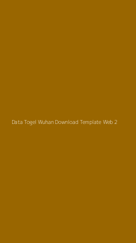 Tampilan Antarmuka Aplikasi Data Togel Wuhan Download Template Web - 2
