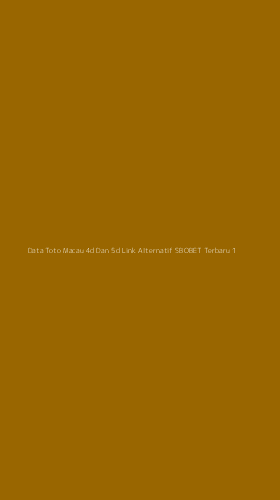 Tampilan Antarmuka Aplikasi Data Toto Macau 4d Dan 5d Link Alternatif Sbobet Terbaru - 1