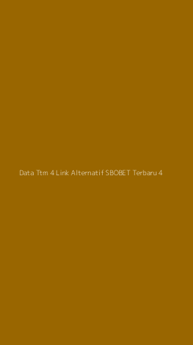 Tampilan Antarmuka Aplikasi Data Ttm 4 Link Alternatif Sbobet Terbaru - 4
