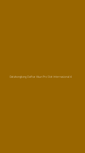 Tampilan Antarmuka Aplikasi Datahongkong Daftar Akun Pro Slot Internasional - 4